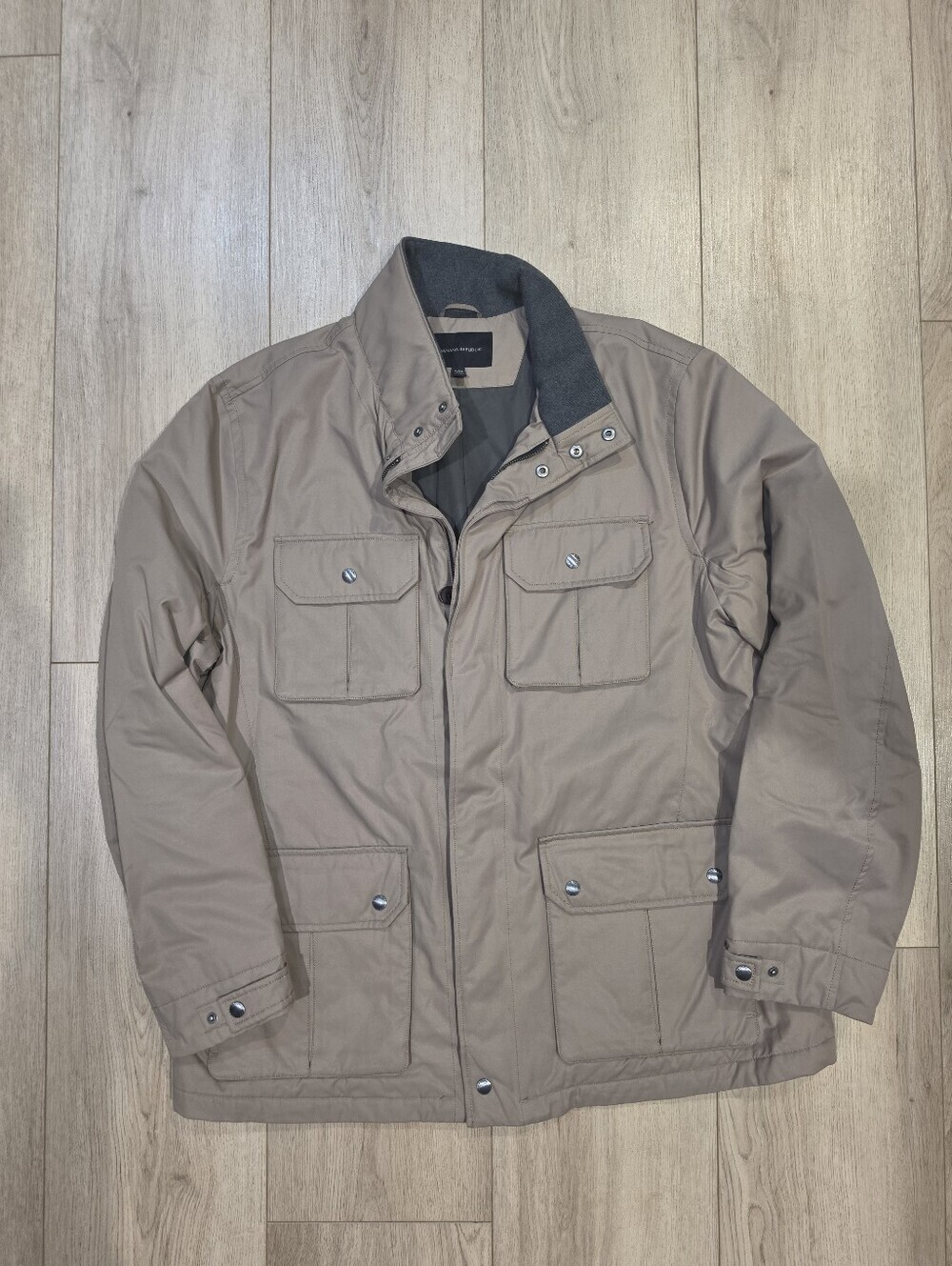 Banana Republic Men's Tan Field Jacket XXL Utility Coat